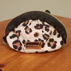 Betsey Johnson Leopard Print Makeup Bag